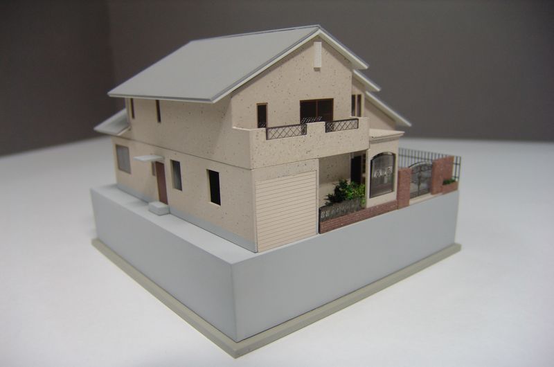 住宅カ模型　思い出の模型　想い出を模型